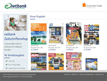 Tablet Screenshot of netbank.connectare.de
