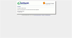 Desktop Screenshot of netbank-hb.connectare.de