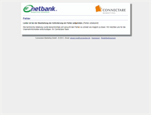 Tablet Screenshot of netbank-hb.connectare.de